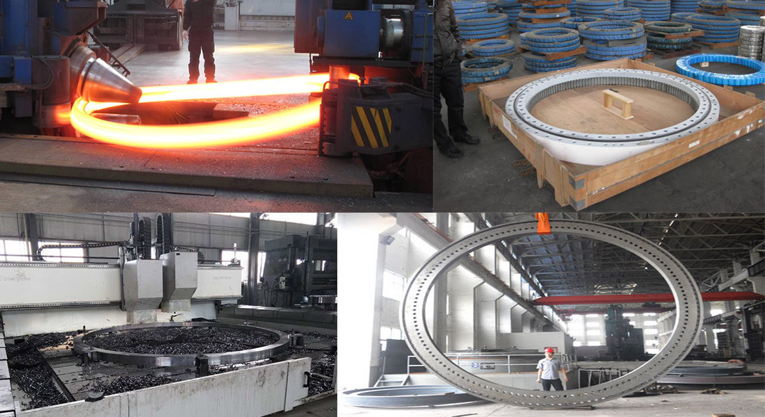 a picture of wind turbine tower flange manufacturing processes