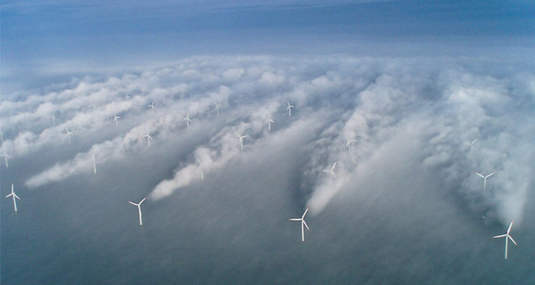abundant wind resource on wind farm site