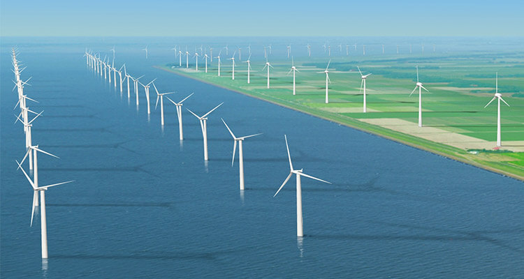 The design picture of wind farm project