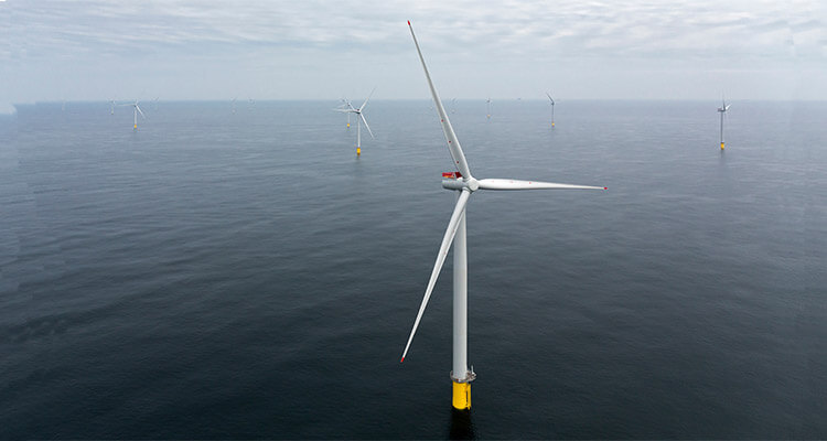 a picture of offshore wind turbine tower systems